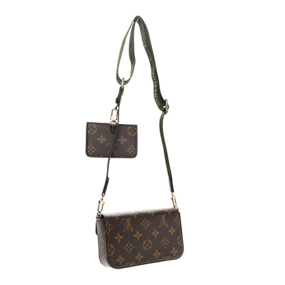 Louis Vuitton Monogram Felicie Strap & Go Kaki 3 of 8
