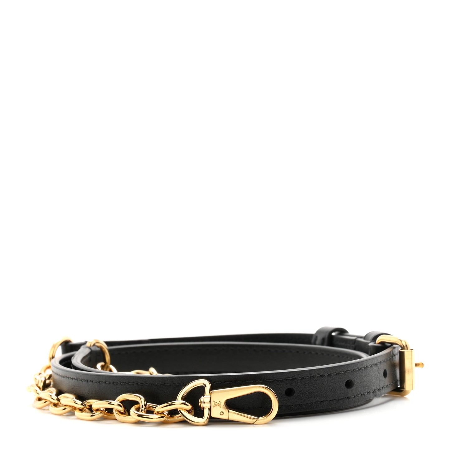 Calfskin Speedy Bandouliere 20 Shoulder Strap Black