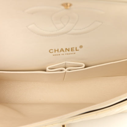 Chanel Lambskin Quilted Medium Double Flap White 6 of 14
