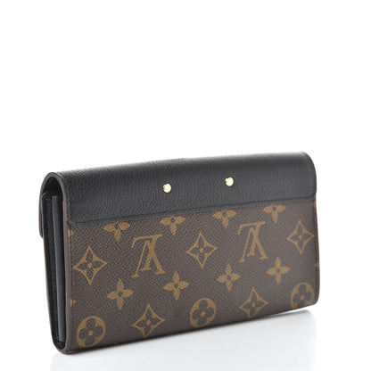 Louis Vuitton Monogram Pallas Wallet Black 3 of 8