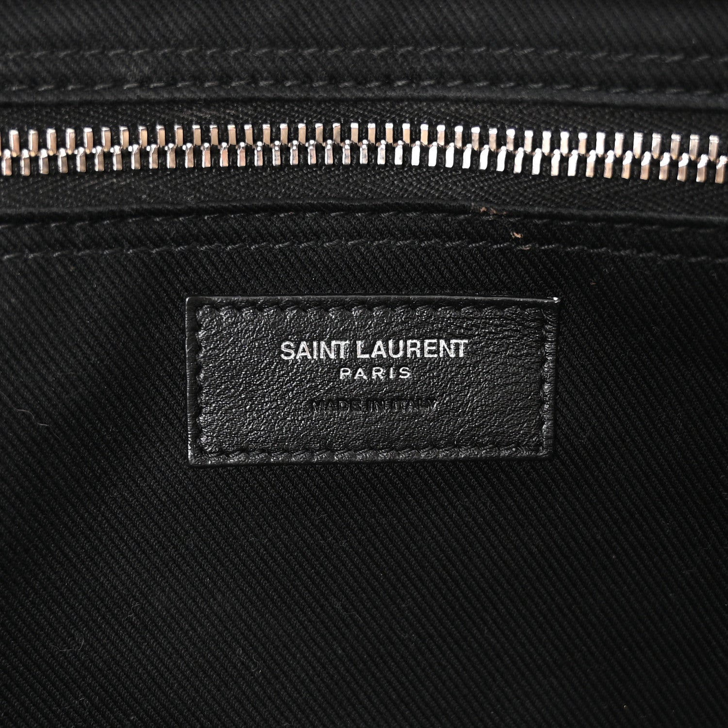 Saint Laurent Vitello Large Rive Gauche Tote Sea Salt 6 of 10