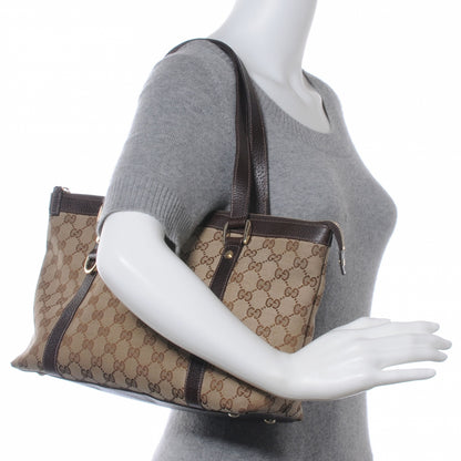 Gucci Monogram Medium Abbey Tote Brown 2 of 7