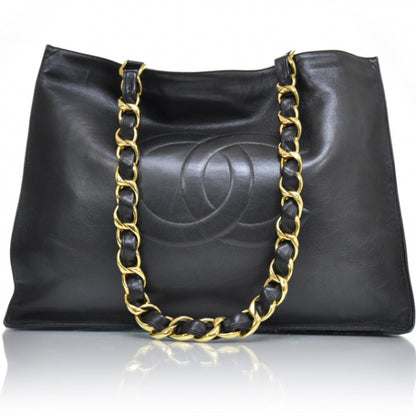 Chanel Lambskin Jumbo Shoulder Bag Black 1 of 9