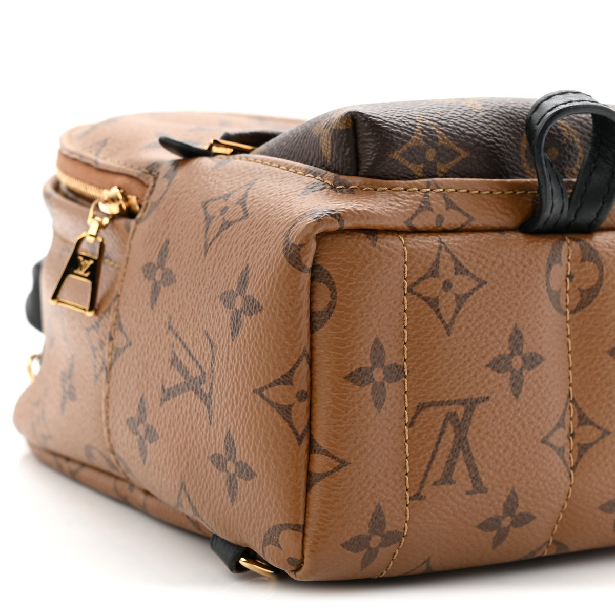 Louis Vuitton Brown and Black Monogram Backpack Palmspring Reverse Louis Vuitton Palm Springs Reverse Monogram Backpack mini main image 3