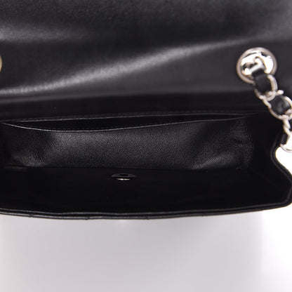 Chanel Lambskin Quilted Mini Rectangular Flap Black 5 of 8
