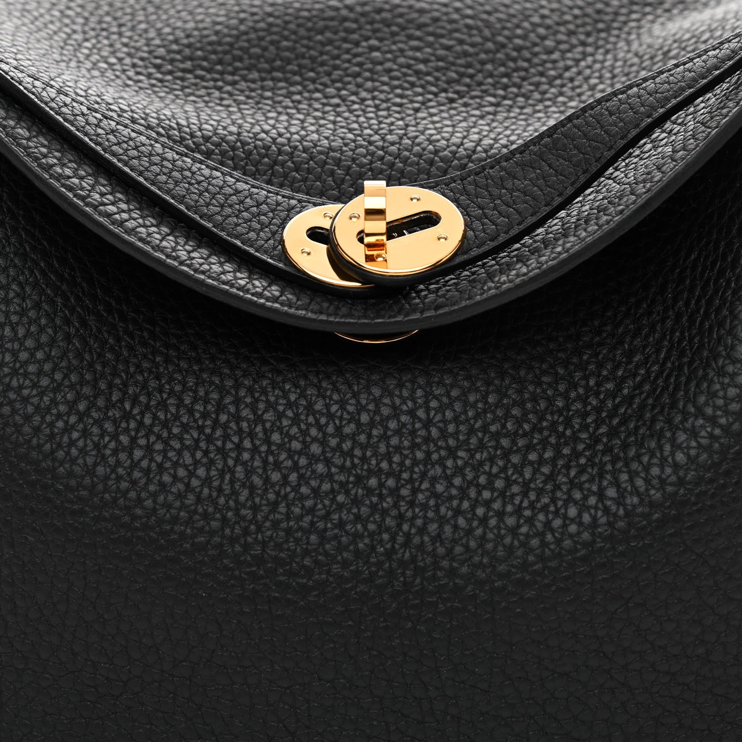 Hermes Taurillon Clemence Lindy 26 Black 8 of 11