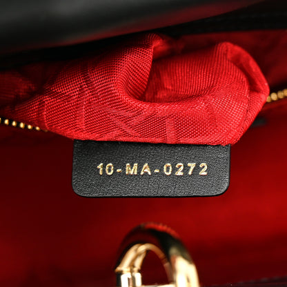 Christian Dior Lambskin Cannage Small My ABCDior Lady Dior Black 7 of 10