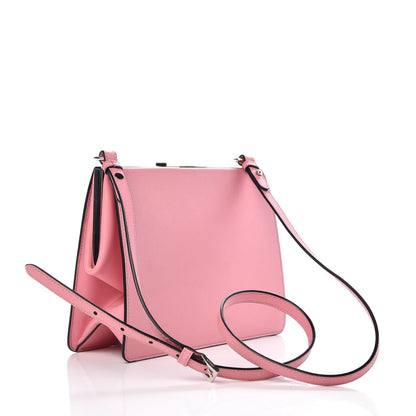 Prada Saffiano City Calf Light Frame Bag Pink 3 of 6