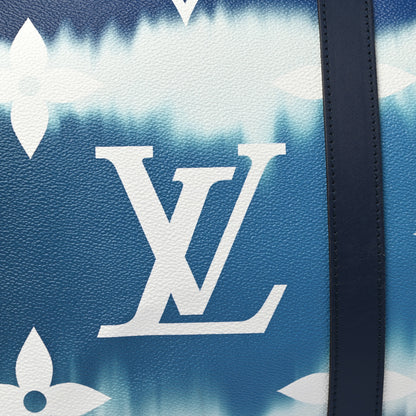 Louis Vuitton Monogram Escale Keepall Bandouliere 50 Blue 9 of 9