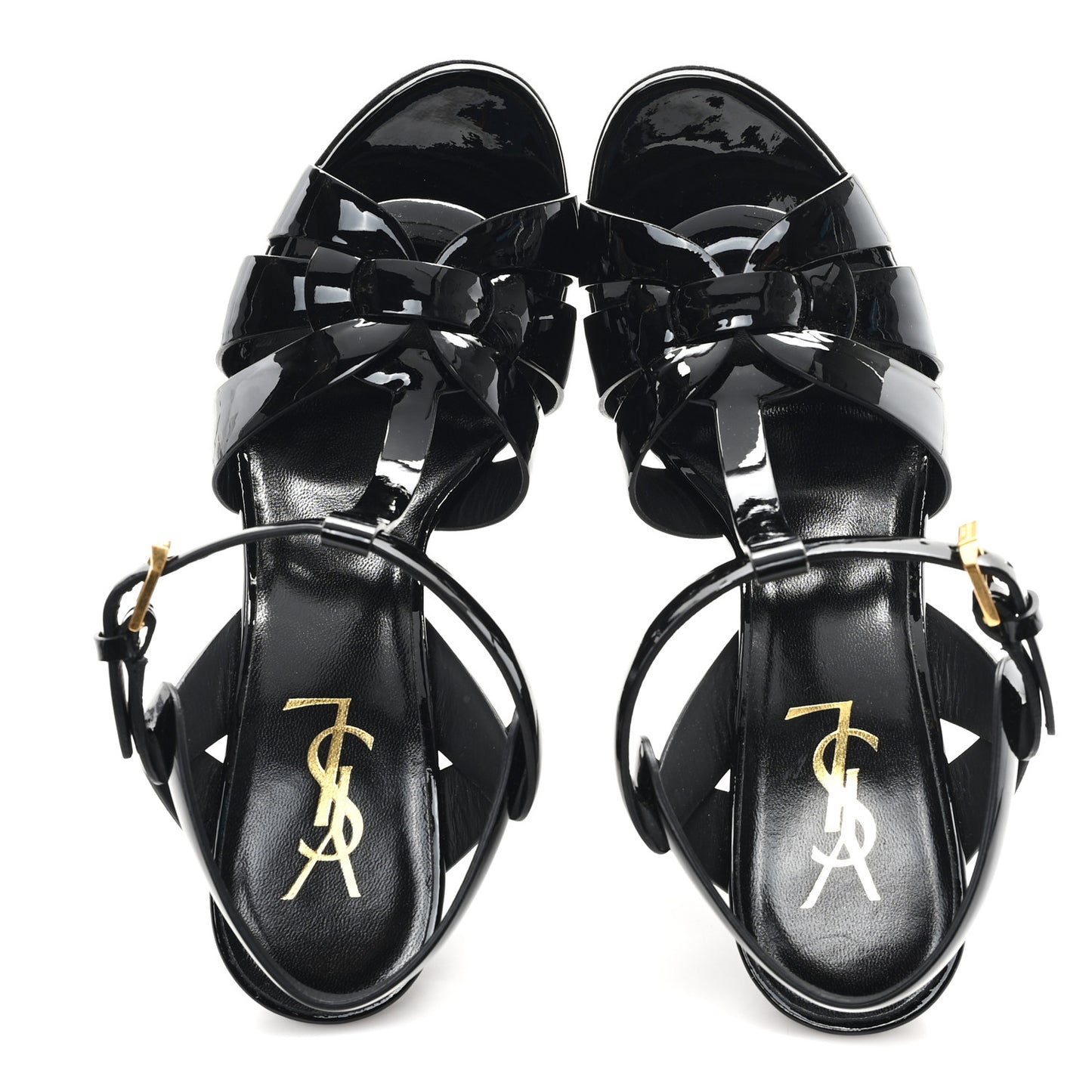 Patent Tribute 105 Platform Sandals 38 Black