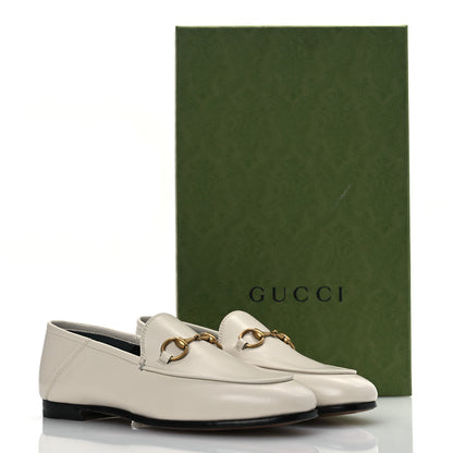 Gucci Calfskin Womens Jordaan Loafers 35.5 Mystic White 14 of 14