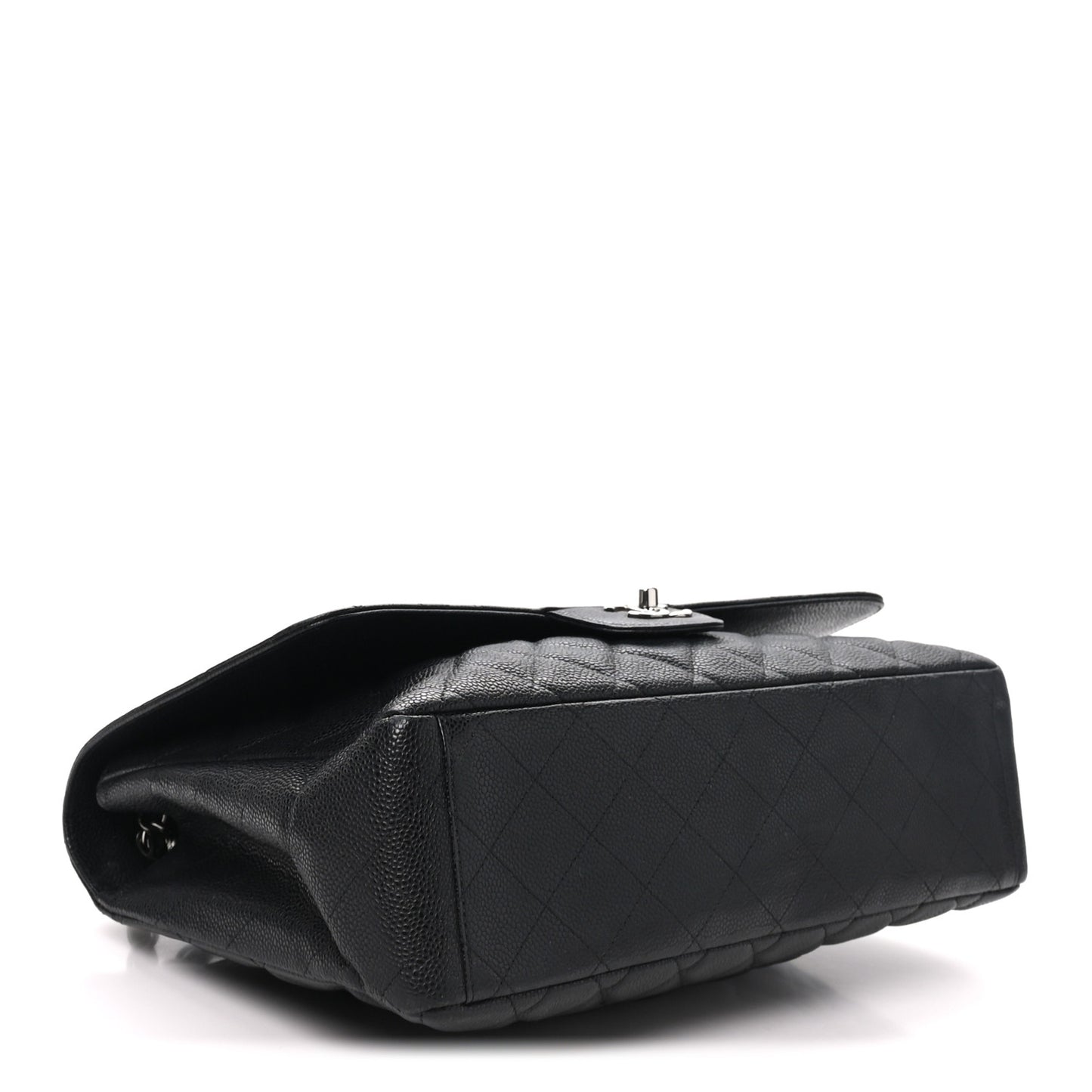 Caviar Maxi Single Flap Black