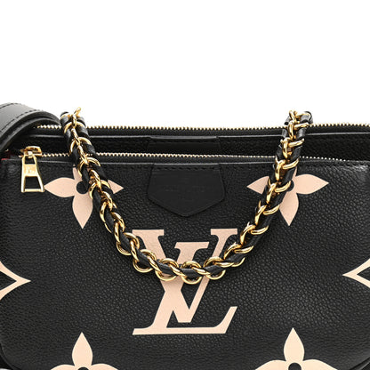 Louis Vuitton Empreinte Monogram Giant Multi Pochette Accessories Black Beige 8 of 11