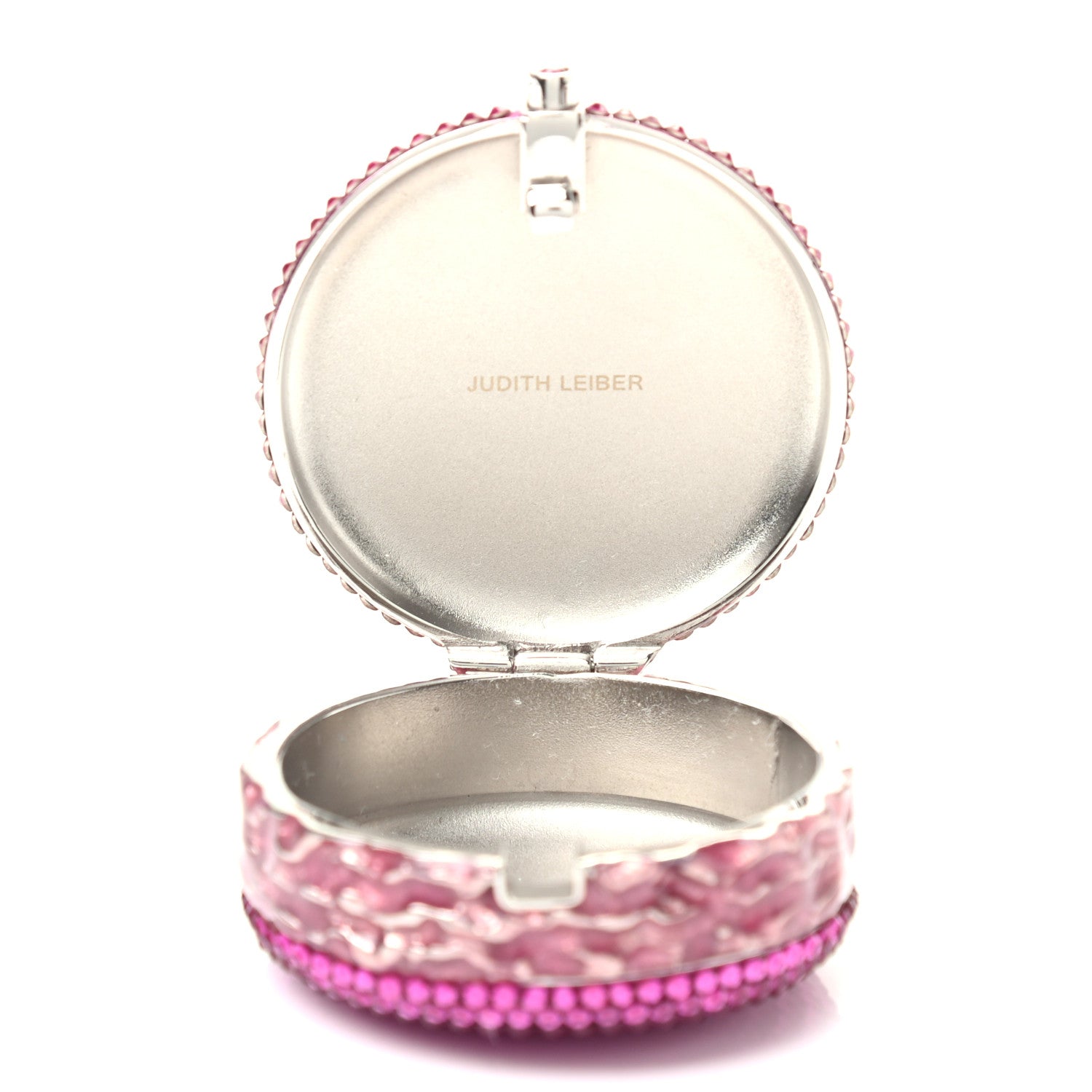Judith Leiber Crystal French Macarons Minaudiere Pill Box Pink 5 of 6