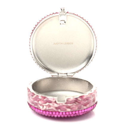 Judith Leiber Crystal French Macarons Minaudiere Pill Box Pink 5 of 6