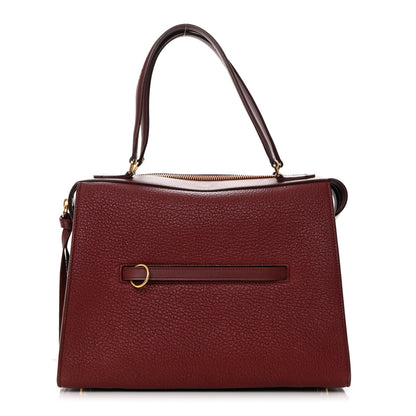 Celine Bullhide Calfskin Small Ring Bag Dark Ruby 1 of 13