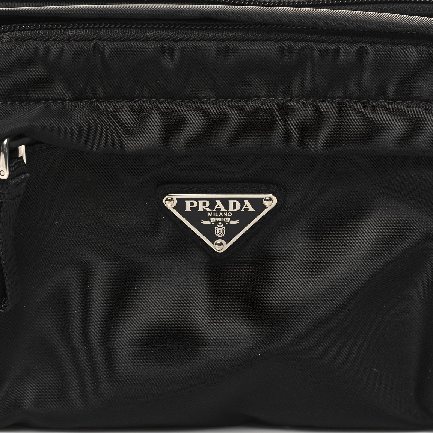 Tessuto Nylon Montagna Belt Bag Black