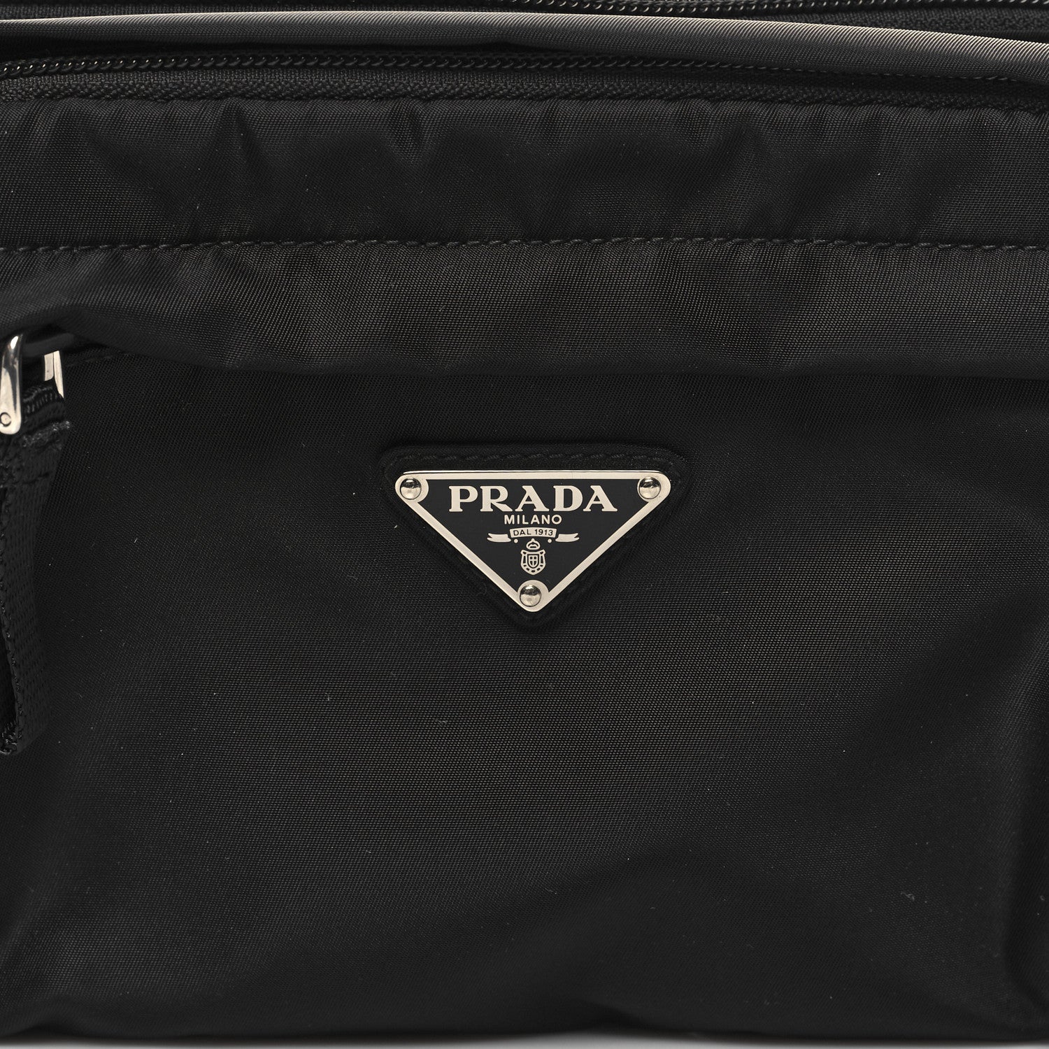 Prada Tessuto Nylon Montagna Belt Bag Black 8 of 10