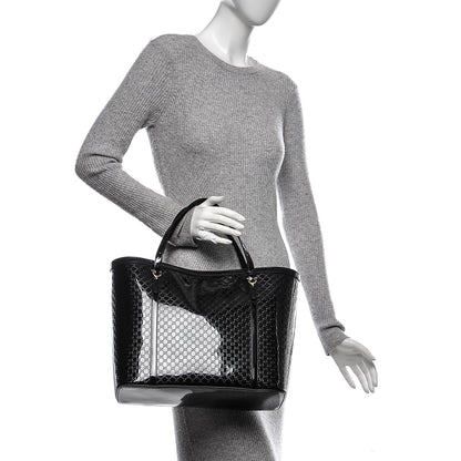 Gucci Patent Microguccissima Medium Nice Tote Black 2 of 6