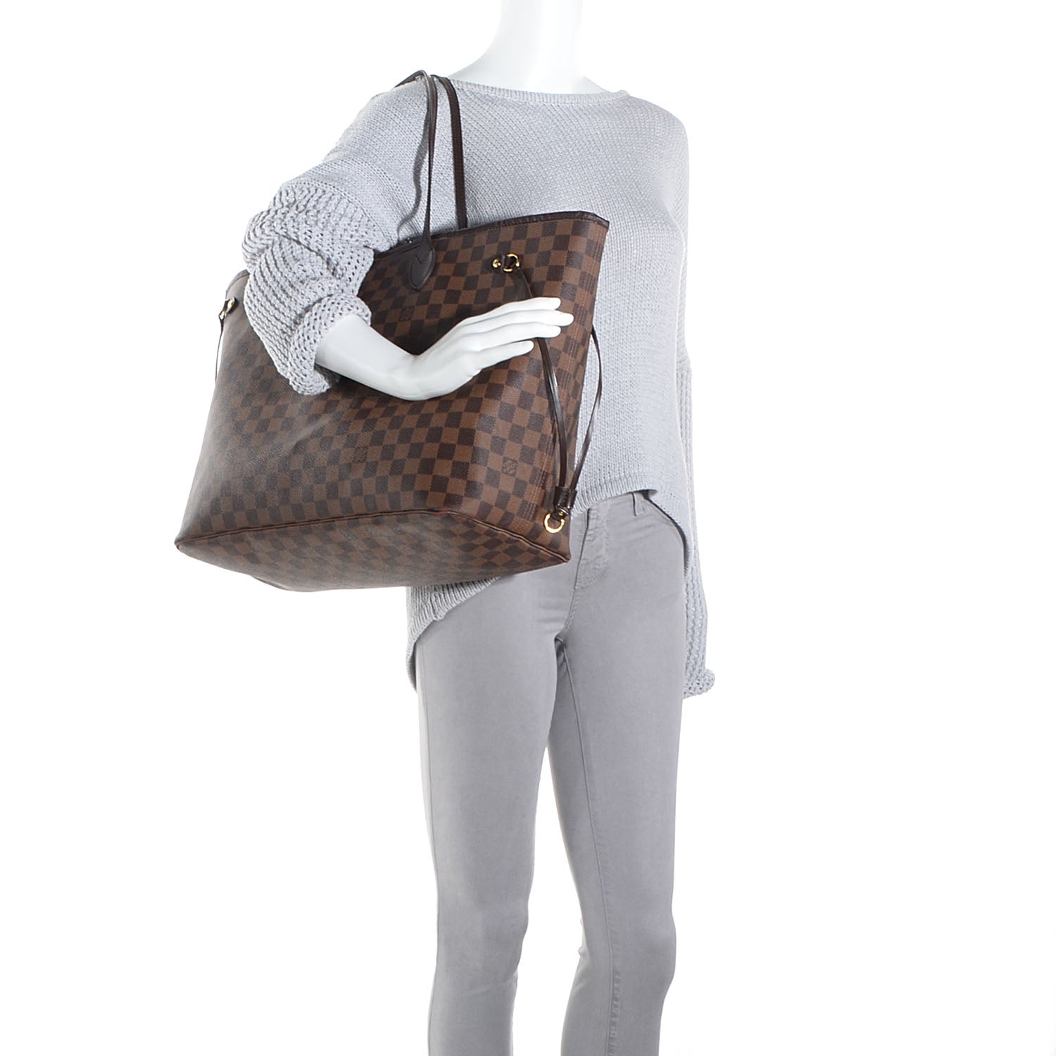 Louis Vuitton Damier Ebene Neverfull GM 2 of 7