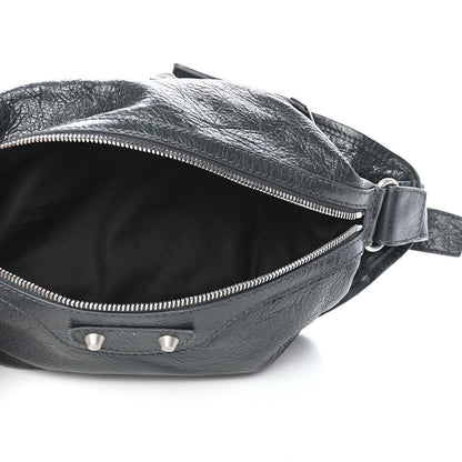 Balenciaga Lambskin Classic Hardware Neo Lift Hip Bag Anthracite 6 of 8