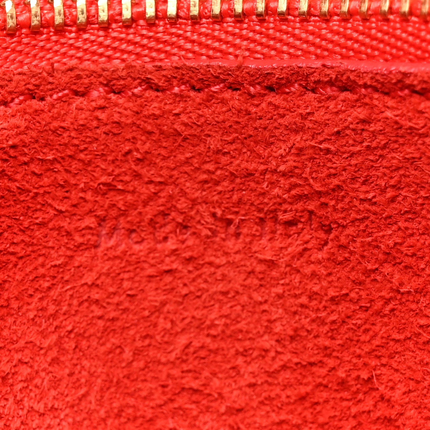 Natural Calfskin Hobo Red