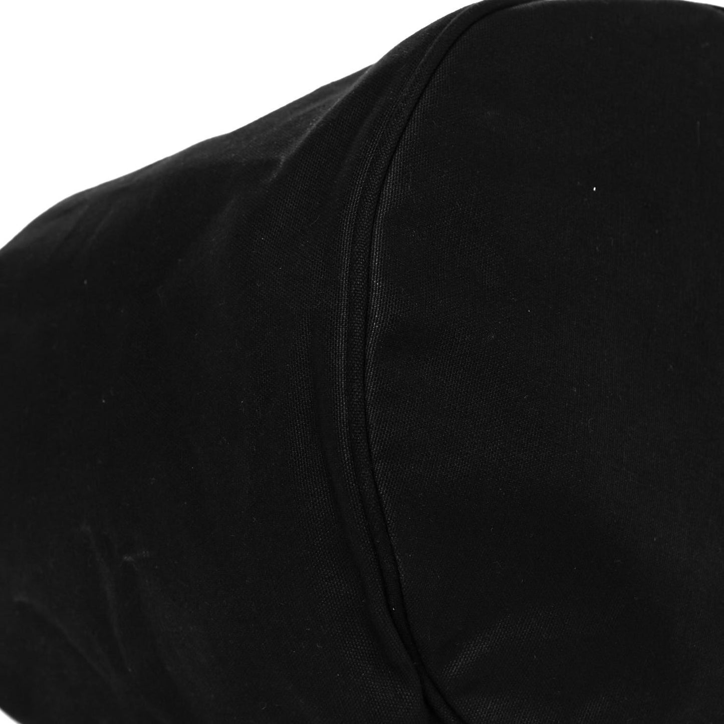 Canvas Drawstring Backpack Black White
