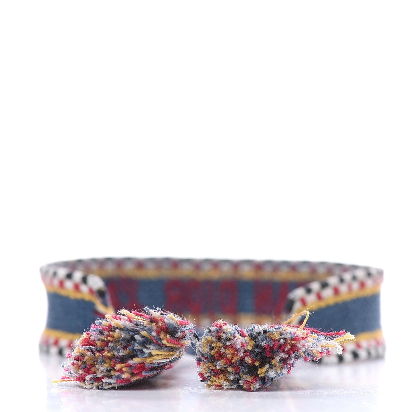 Woven Cotton J'Adior Friendship Bracelet Blue