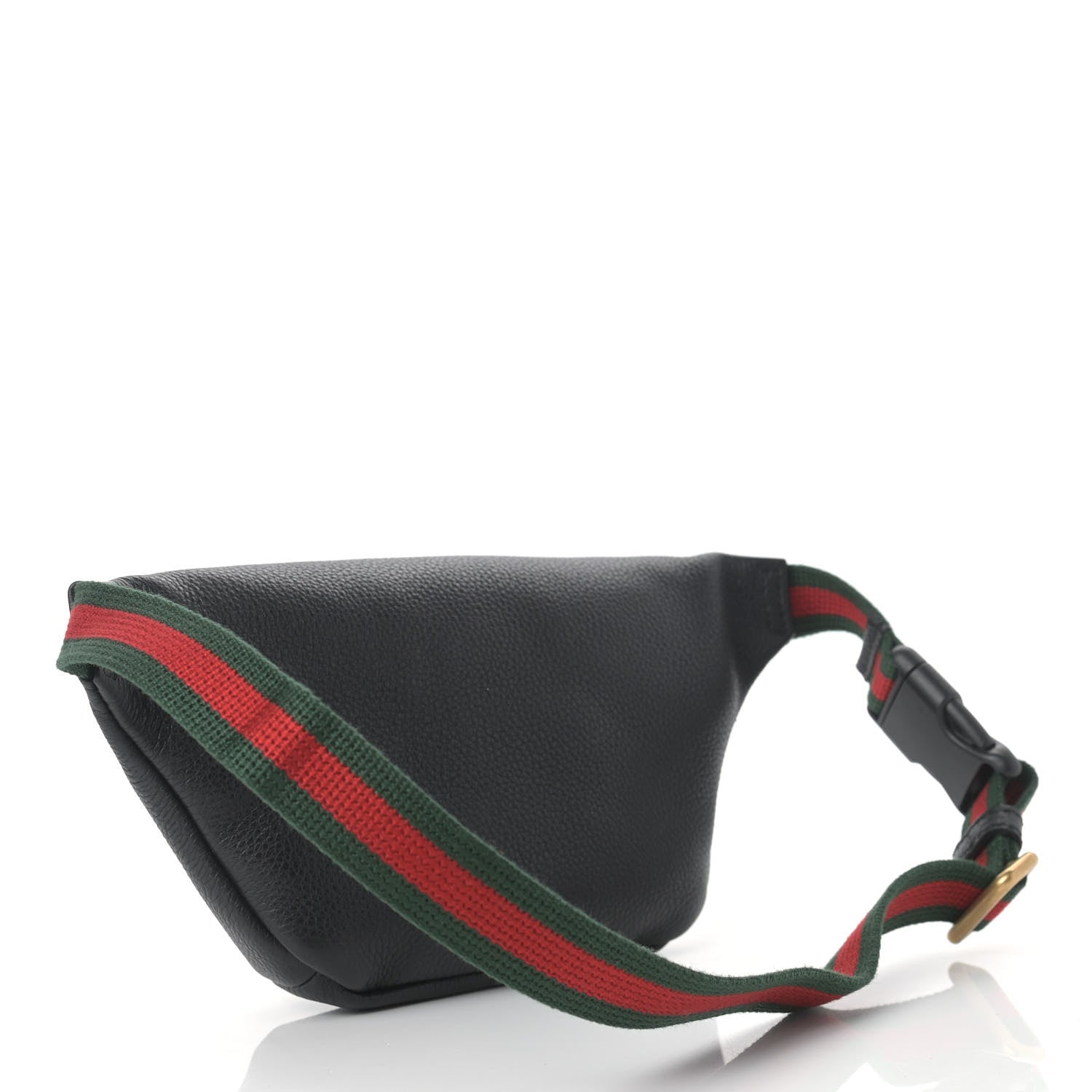 Gucci Grained Calfskin Small Logo Belt Bag Black 3 of 9