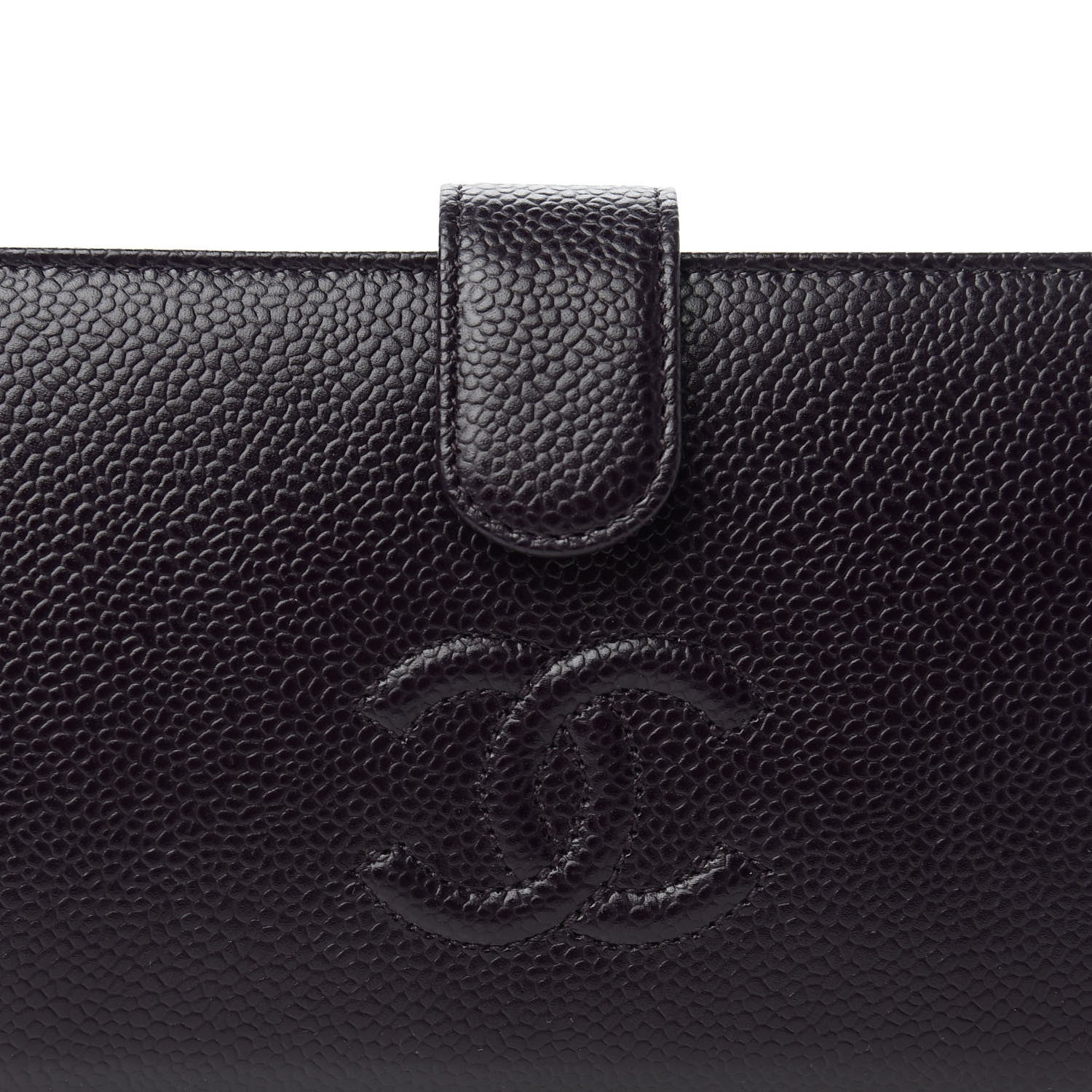 Chanel Caviar Timeless CC French Long Wallet Purple 10 of 11