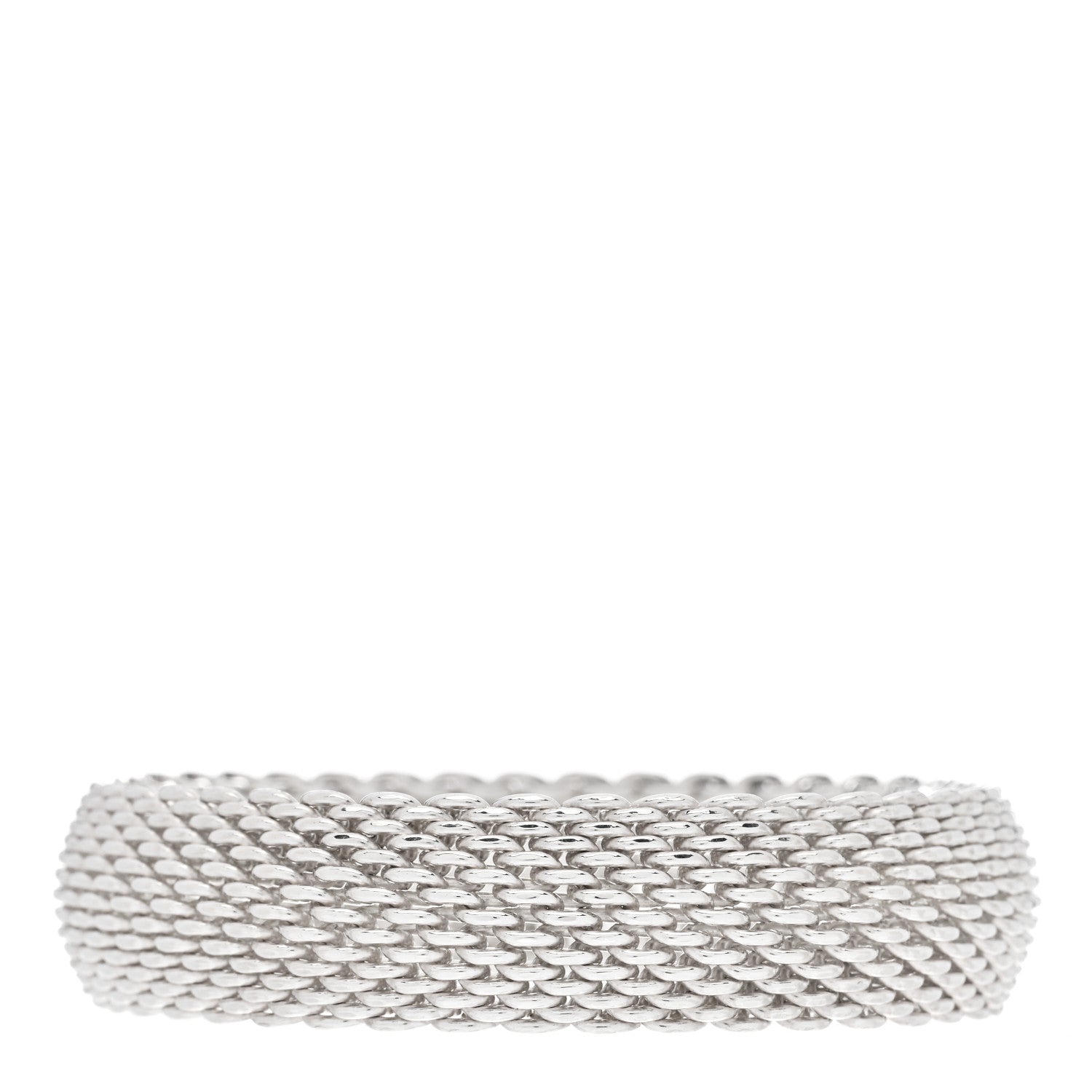 Tiffany Sterling Silver Somerset Mesh Bracelet 1 of 3