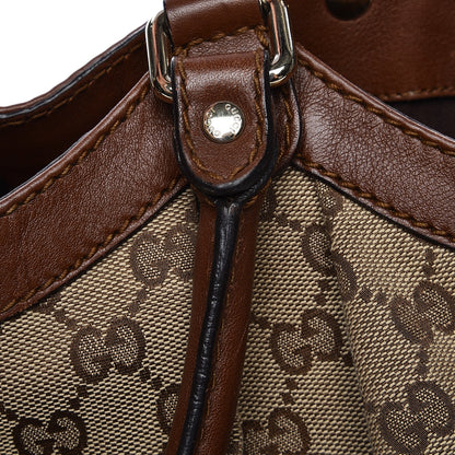 Gucci Monogram Large Sukey Tote Brown 15 of 19
