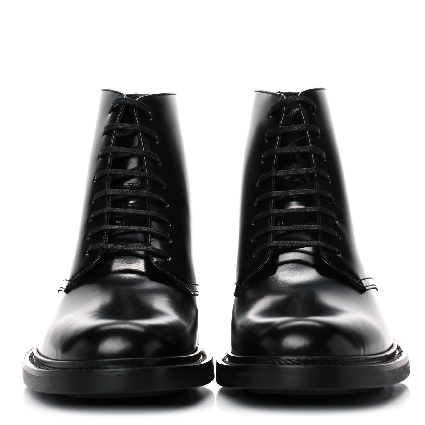 Calfskin Womens Army Combat Boots 39 Black