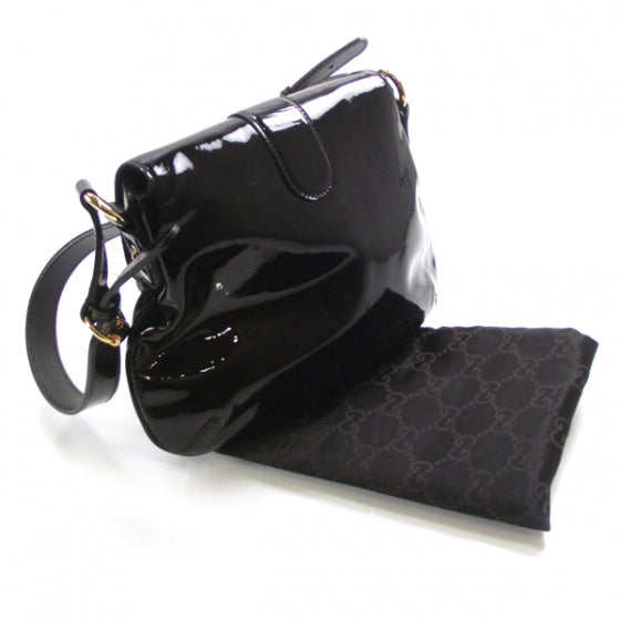 Patent Wave Flap Bag Black