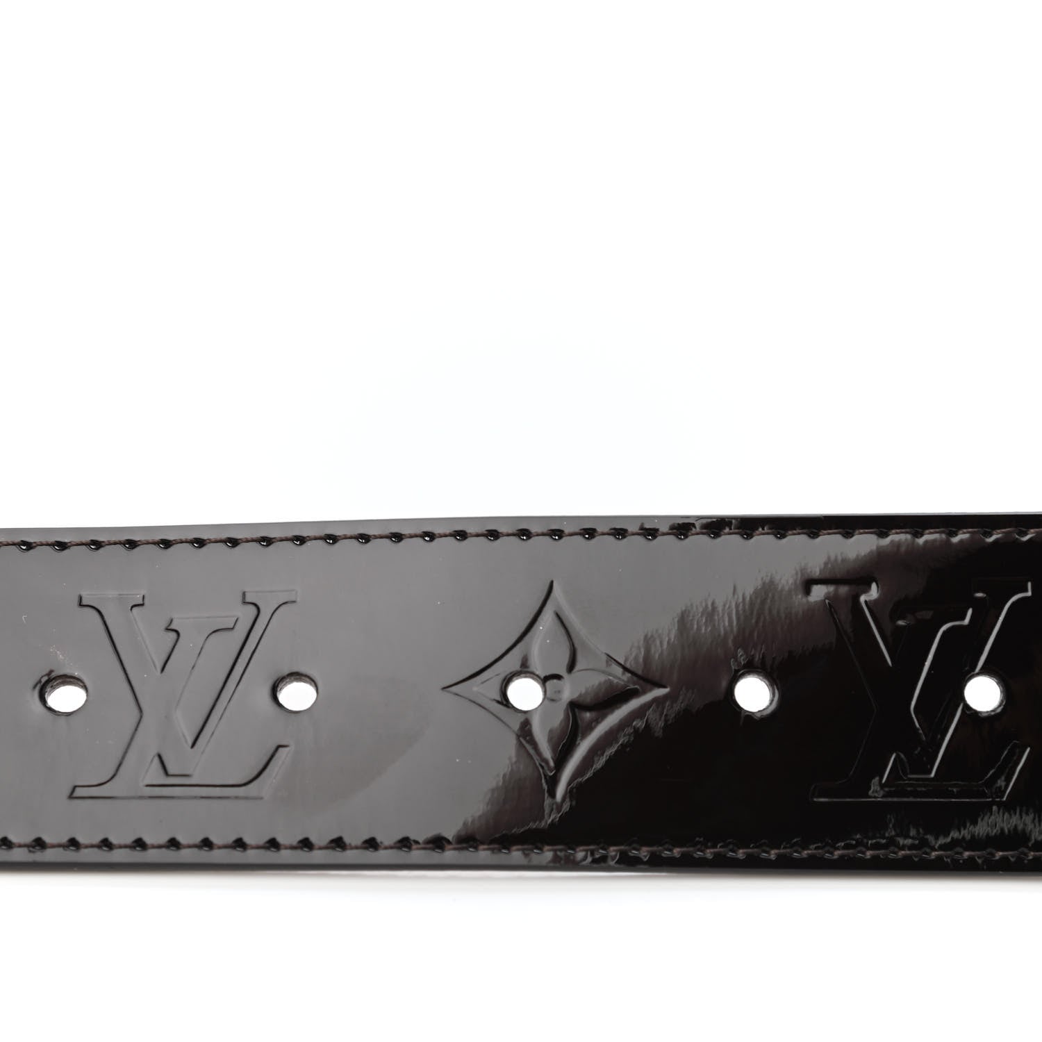Louis Vuitton Vernis Fleur Belt 85 34 Amarante 3 of 6