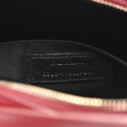 Saint Laurent Calfskin Matelasse Monogram Lou Camera Bag Rouge Eros 7 of 10