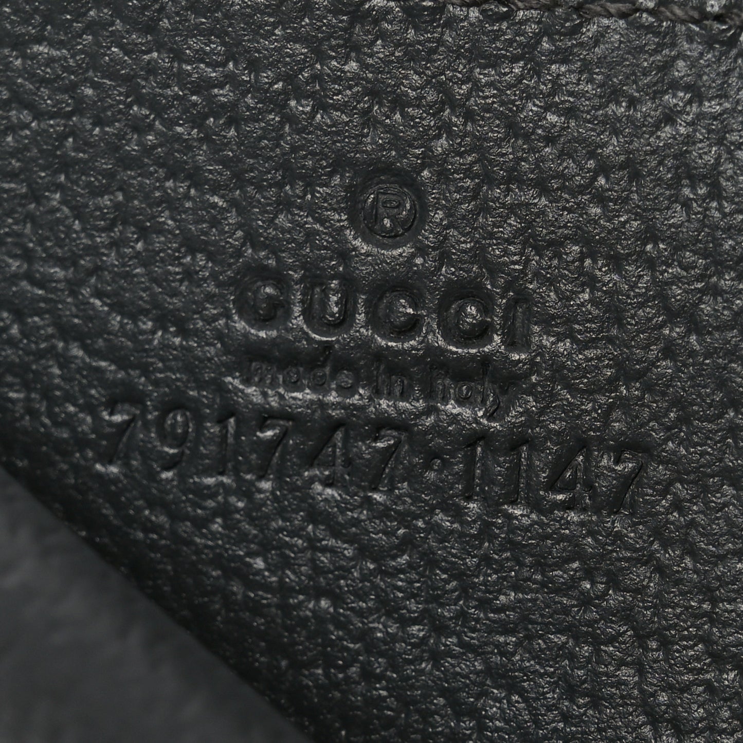 GG Supreme Monogram Textured Dollar Calfskin Ophidia Card Holder Grey Black Graphite Grey