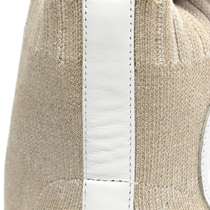 Hermes Knit Calfskin Volver 60 Ankle Boots 39 Nocciola 9 of 10