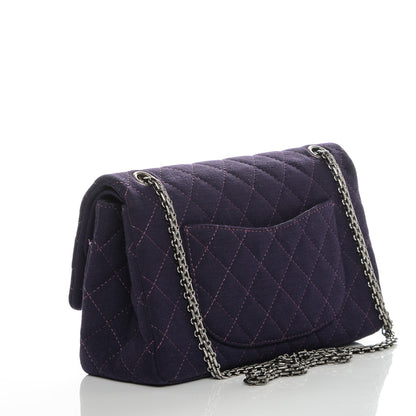 Chanel Jersey Quilted 2.55 Reissue 226 Purple 3 of 10