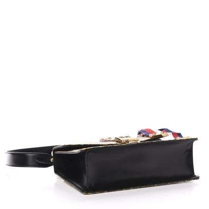 Gucci Iridescent Brocade Small Sylvie Shoulder Bag Gold 4 of 11