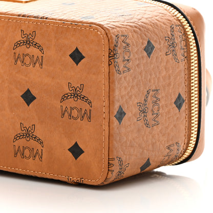 MCM Visetos Vanity Case Cognac 10 of 10