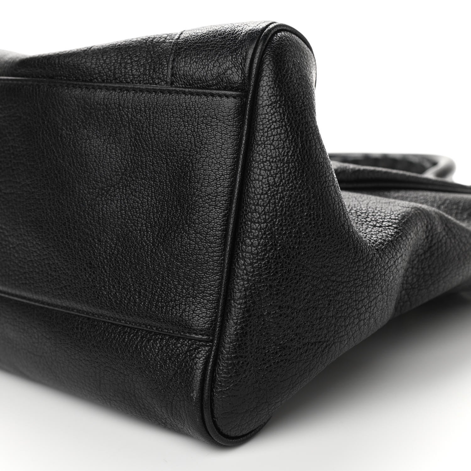 Balenciaga Chevre Gold Metallic Edge Hardware Velo Black 9 of 9