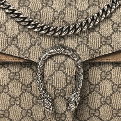 Gucci GG Supreme Monogram Small Dionysus Shoulder Bag Taupe 8 of 11