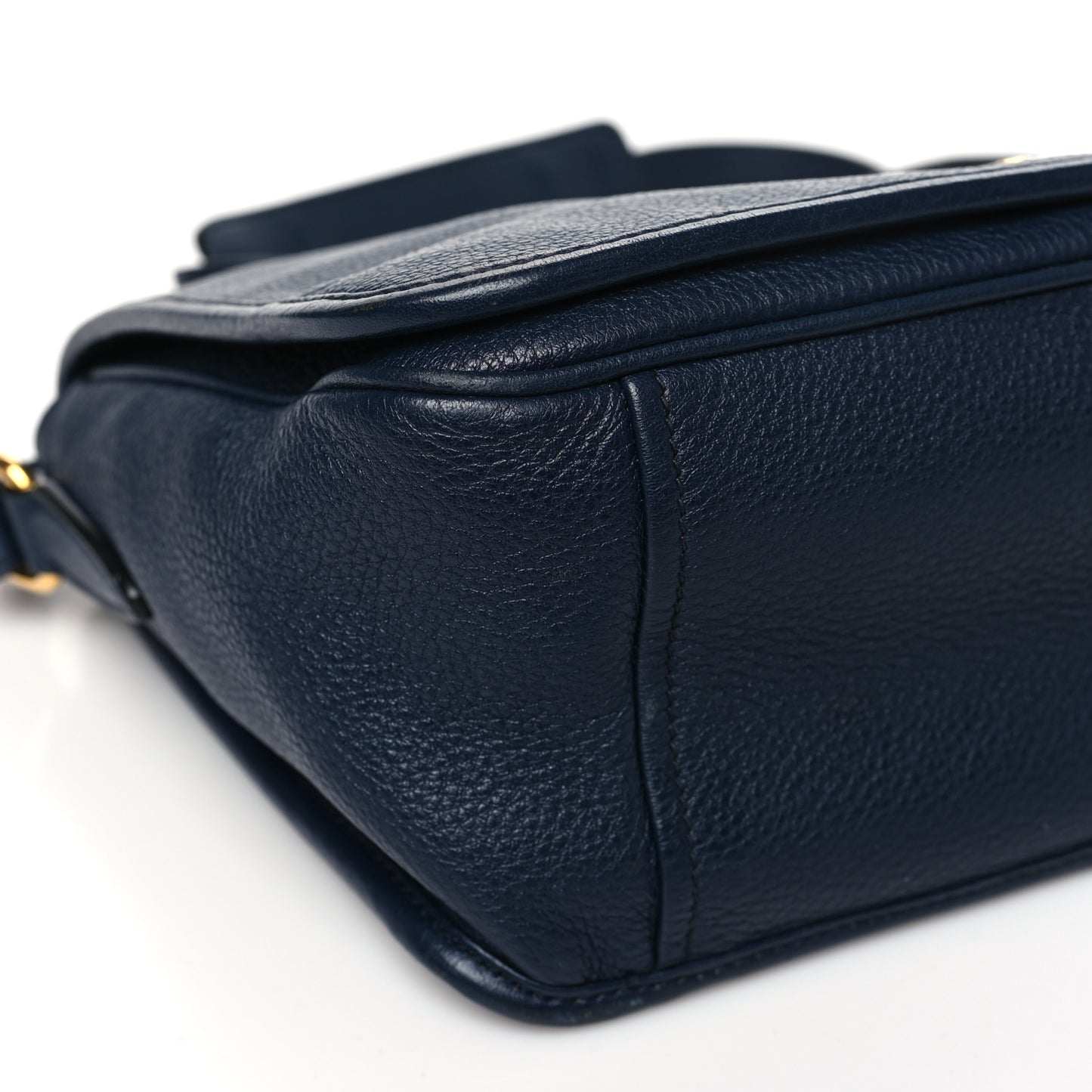 Vitello Daino Flap Crossbody Bag Baltico