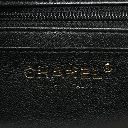 Chanel Lambskin Quilted Mini Lion Charm Top Handle Rectangular Flap Black 6 of 12