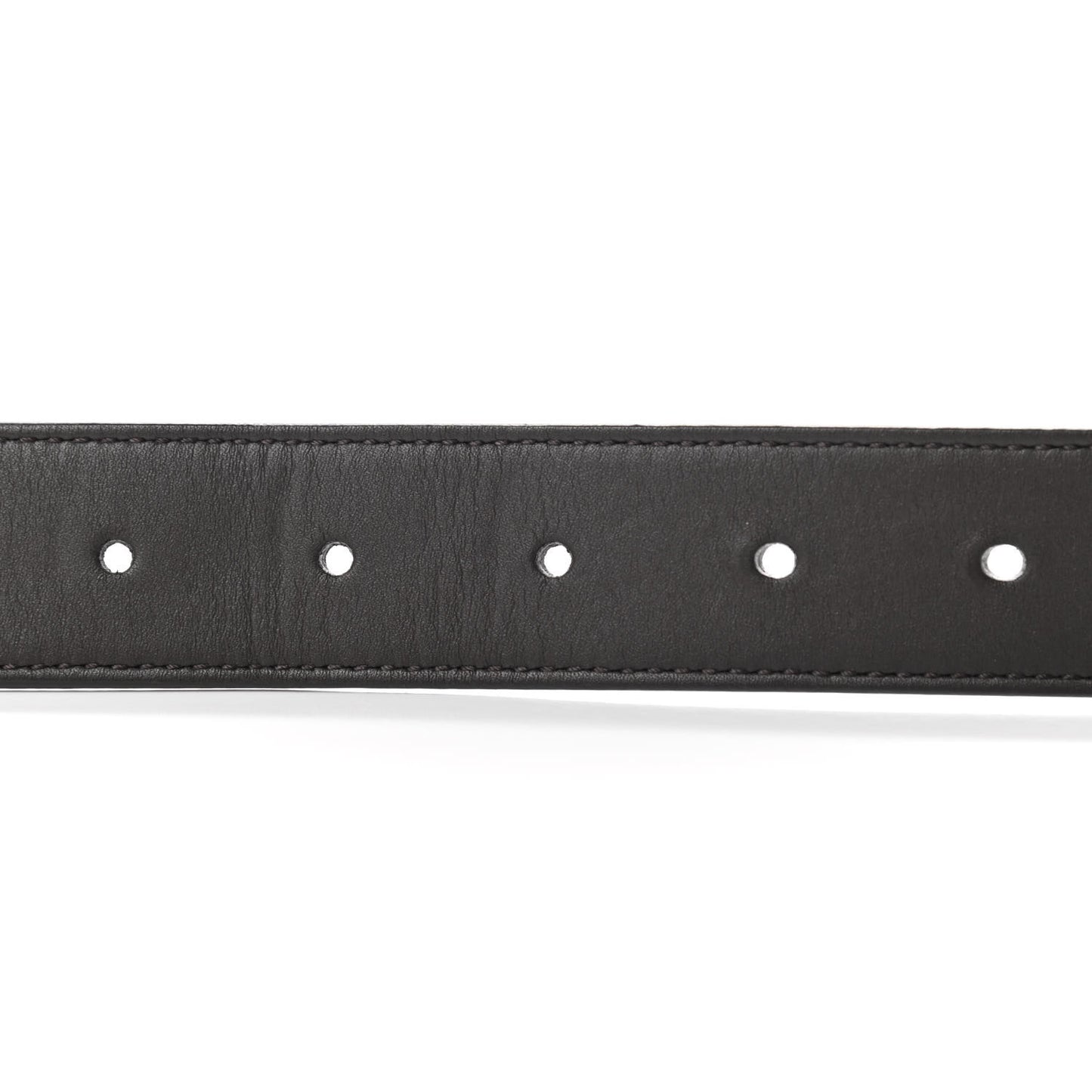 Moon Calfskin Double G 30mm Belt 90 36 Dark Cocoa