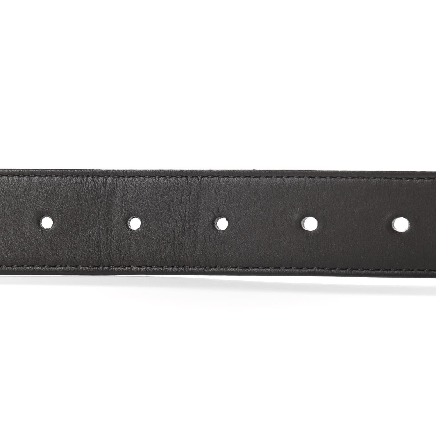 Gucci Moon Calfskin Double G 30mm Belt 90 36 Dark Cocoa 4 of 5