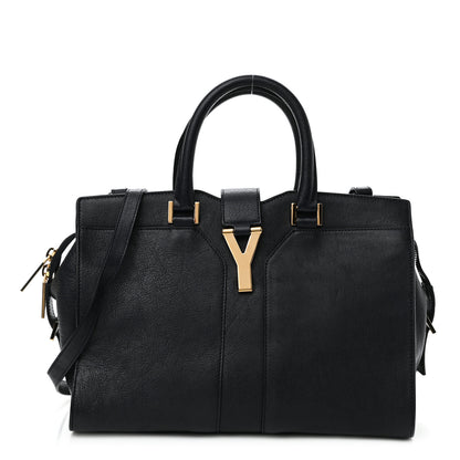 Saint Laurent Sheepskin Small Cabas ChYc Navy 1 of 10