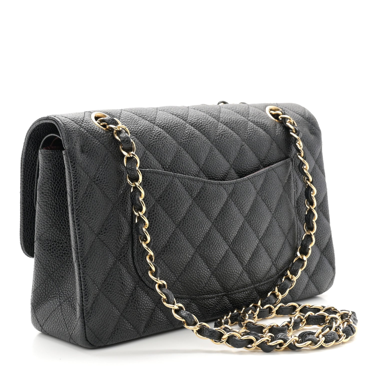 Chanel Caviar Quilted Medium Double Flap Black 3 of 10