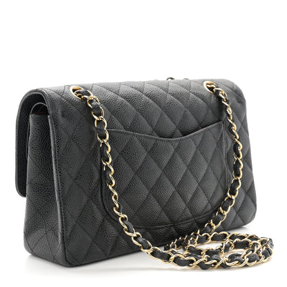 Chanel Caviar Quilted Medium Double Flap Black 3 of 10